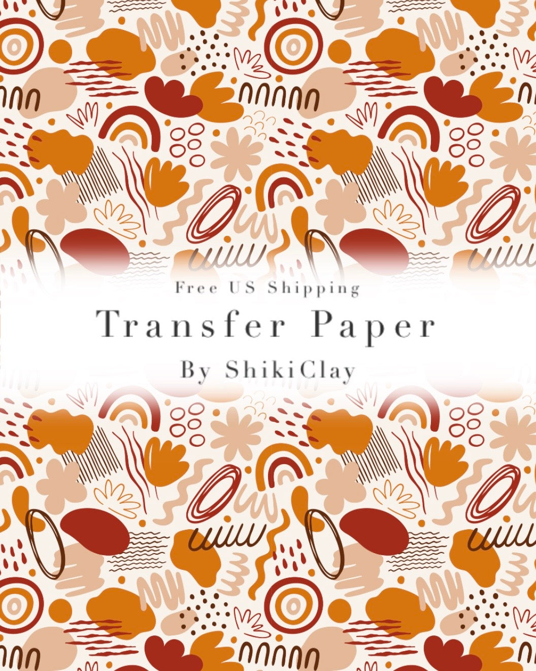 Transfer Paper #41 | polymer clay transfer sheet