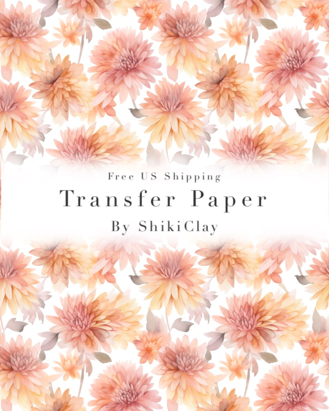 Transfer Paper #25 | polymer clay transfer sheet