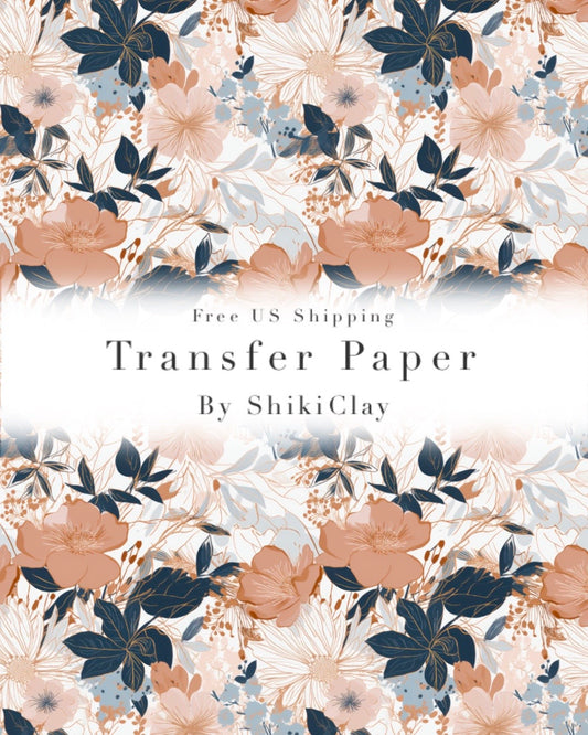 Transfer Paper #24 | polymer clay transfer sheet