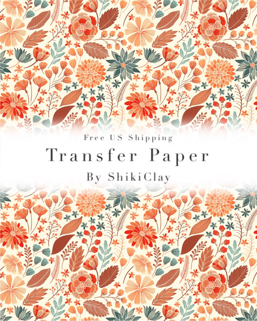 Transfer Paper #22 | polymer clay transfer sheet