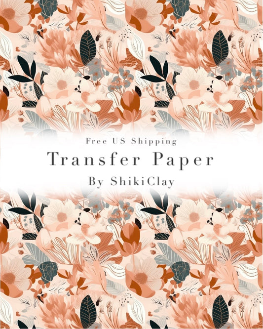 Transfer Paper #23 | polymer clay transfer sheet