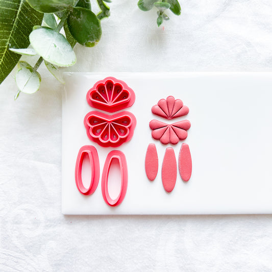 Art Deco Set  | Polymer Clay Cutter | Elegant Clay Cutter Set