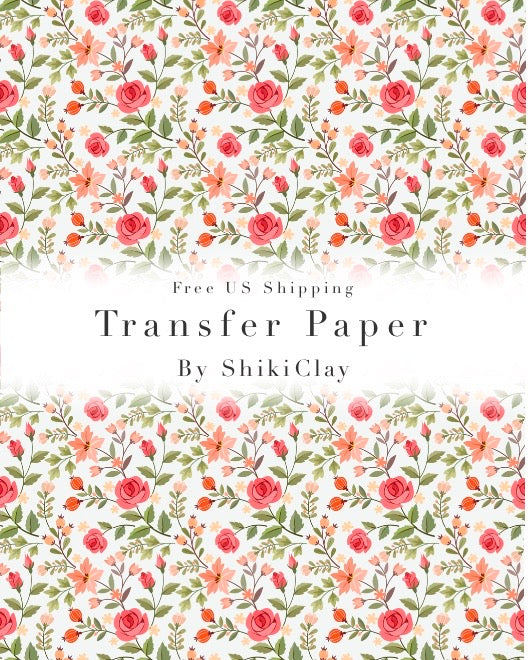 Transfer Paper #10 | polymer clay transfer sheet