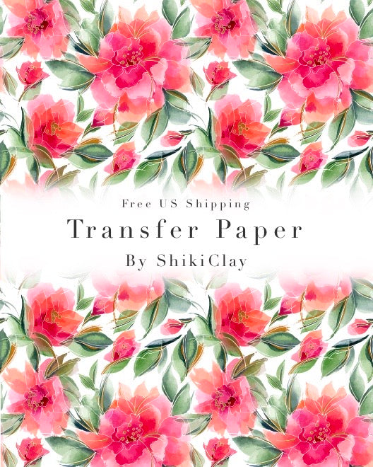 Transfer Paper #11 | polymer clay transfer sheet