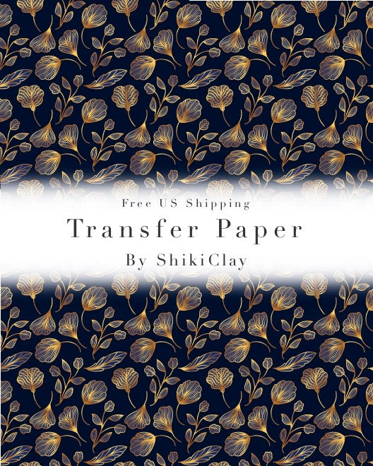 Transfer Paper #15 | polymer clay transfer sheet