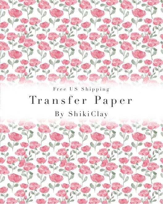 Transfer Paper #18 | polymer clay transfer sheet