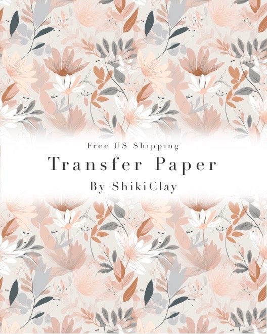 Transfer Paper #5 | polymer clay transfer sheet