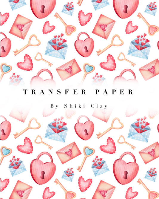 Transfer Paper #8  polymer clay transfer sheet – ShikiClay